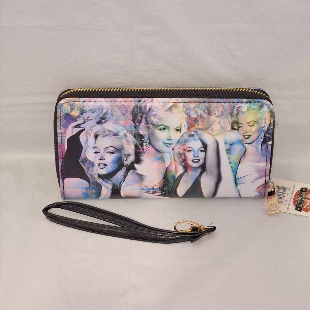 Marilyn Monroe Photo Collage Zipper Wallet
